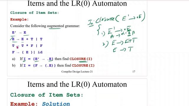 Compiler Design || Lecture- 21.1 || Bottom-Up Parsing | LR Parser | LR(0) Items & DFA construction смотреть онлайн