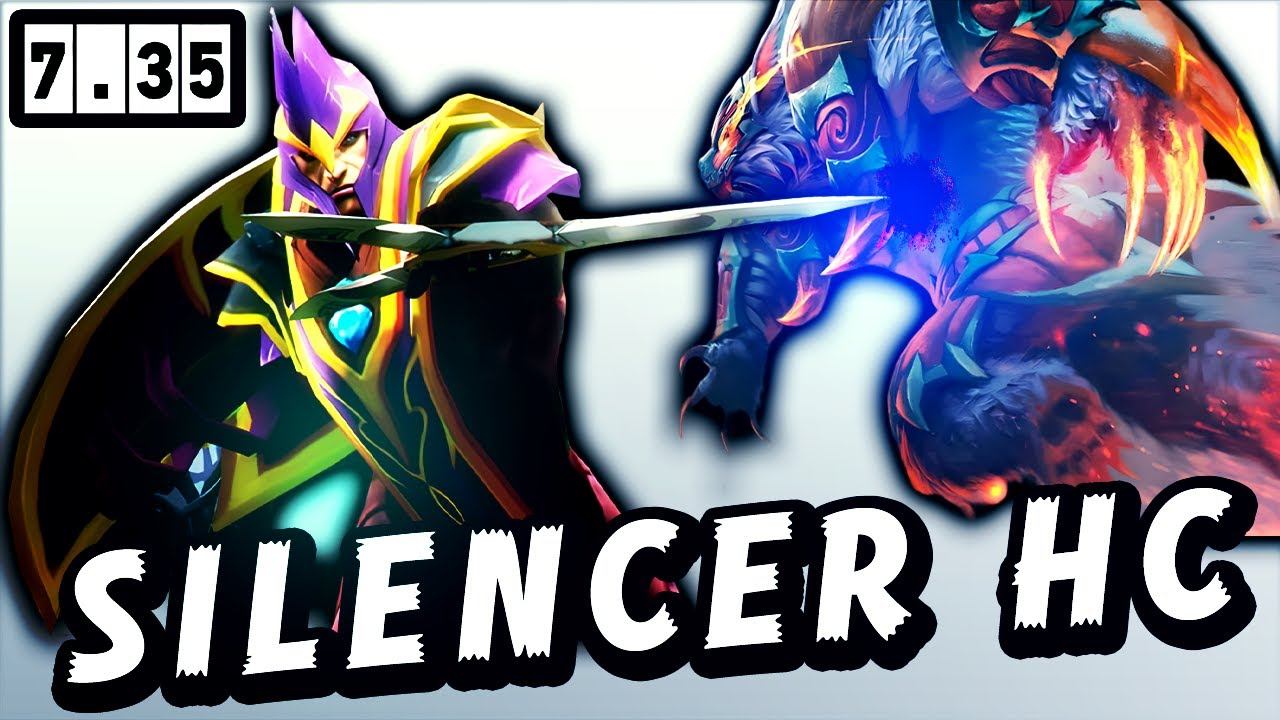 SILENCER HC - PARCHE 7.35 | #dota2 смотреть онлайн