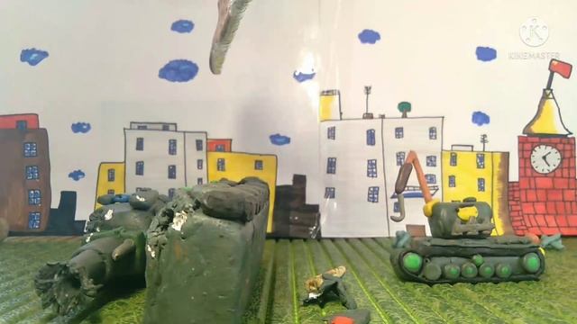 Ремонт советского монстра КВ-7М- мультики про танки смотреть онлайн