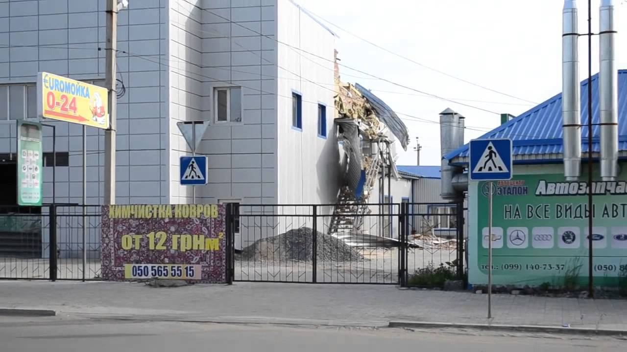 Славянск После артобстрела ул Свободы 23 05 2014 смотреть онлайн
