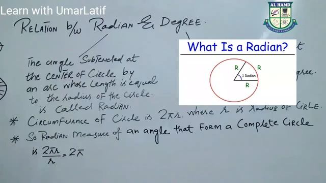 What is Radian, Relation between degree & radian?Mathematics Science group смотреть онлайн