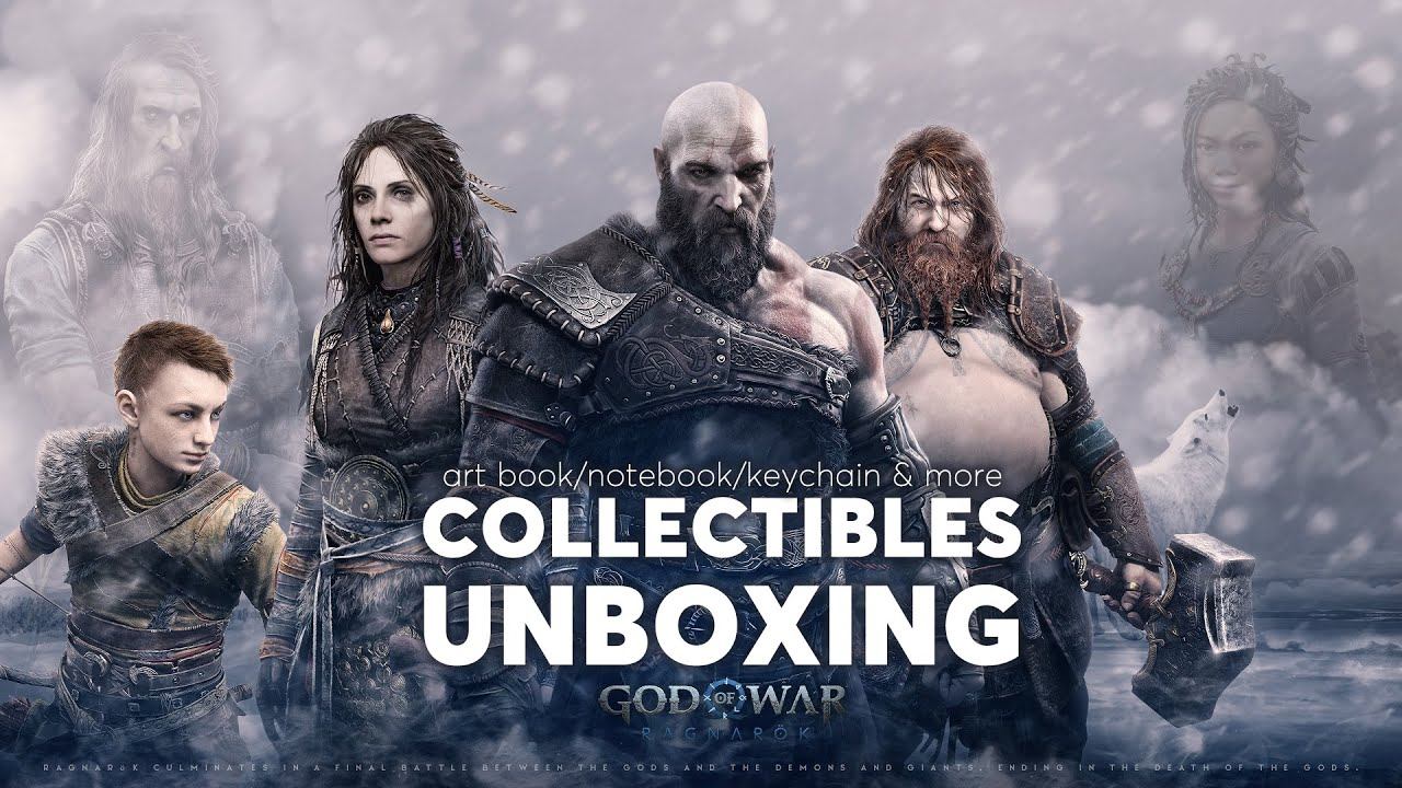 Unboxing : GOD OF WAR RAGNAROK Art Book, Notebook, key chain and more! @PlayStation смотреть онлайн