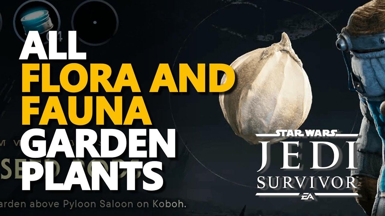All Flora and Fauna Garden Plants Star Wars Jedi Survivor смотреть онлайн