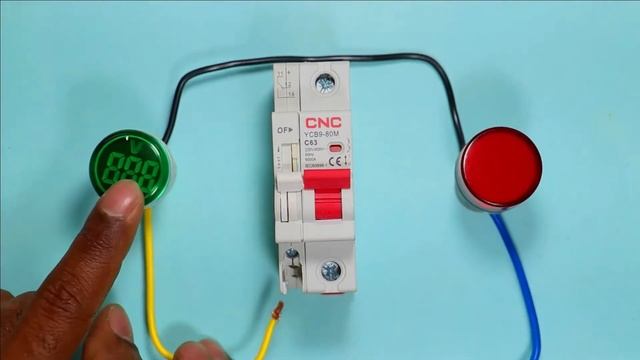 Connect Trip indicator light for MCB miniature circuit breaker. MCB trip indicator@CNCElectric1988 смотреть онлайн