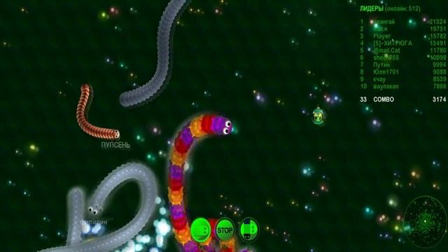 Slither.io - 1 STRONG SNAKE vs. 1000 SNAKES! / Epic Gameplay! (Slitherio Funny Moments) смотреть онлайн