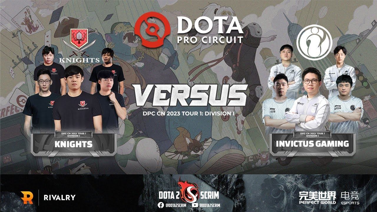 Knights vs Invictus Gaming - DPC CN 2023 Tour 1: Division I - Game Highlights - BO3 смотреть онлайн