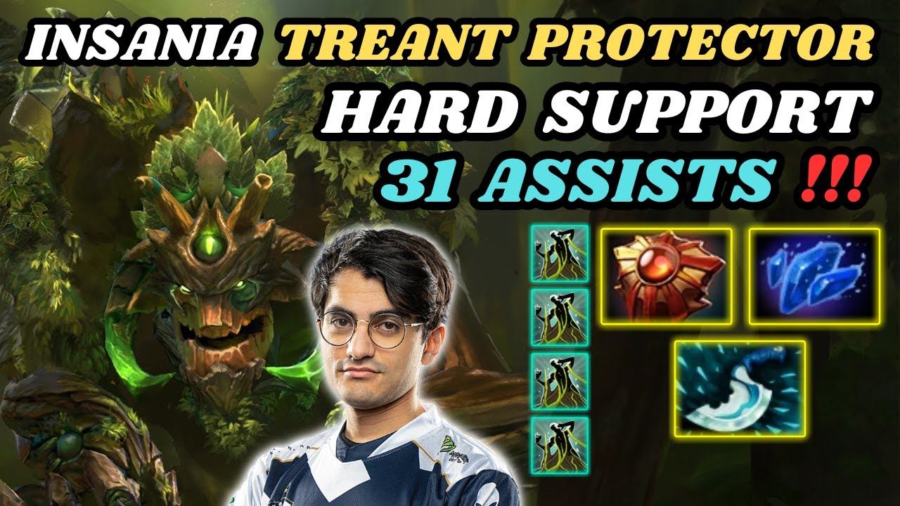 🔥 INSANIA Treant Protector Hard Support Highlights 🔥 31 ASSISTS, Smoke Set Up & Kill - Dota 2 смотреть онлайн