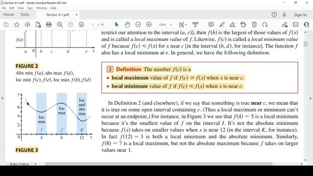 Section 4.1: Maximum and Minimum Values смотреть онлайн
