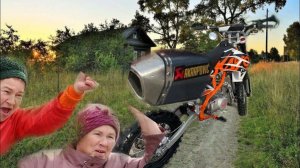 ОРИГИНАЛЬНЫЙ АКРАПОВИЧ НА ПИТБАЙК? | УСТАНОВКА  И ОБЗОР ВЫХЛОПА НА МОТОЦИКЛ