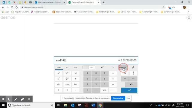 Sin, Cos, and Tan using Desmos Scientific Calculator смотреть онлайн
