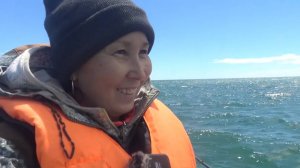 Вышли в море за камбалой..