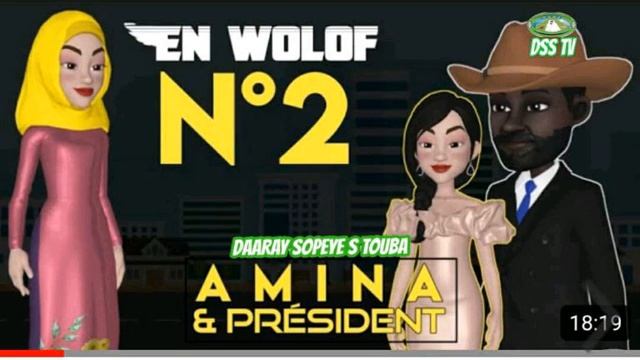 AMINA PARTIE No 2 SUR DSS TV ABONNÉ SVP