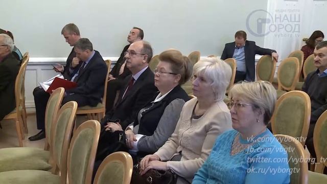 Депутаты рассмотрели бюджет Выборгского района смотреть онлайн