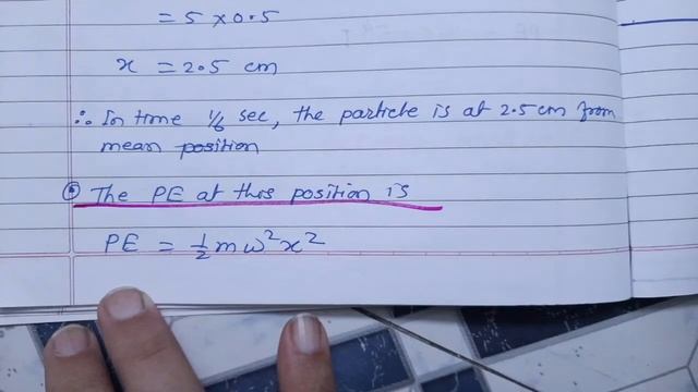 Problems on kinetic energy, potential energy & total energy in SHM. смотреть онлайн