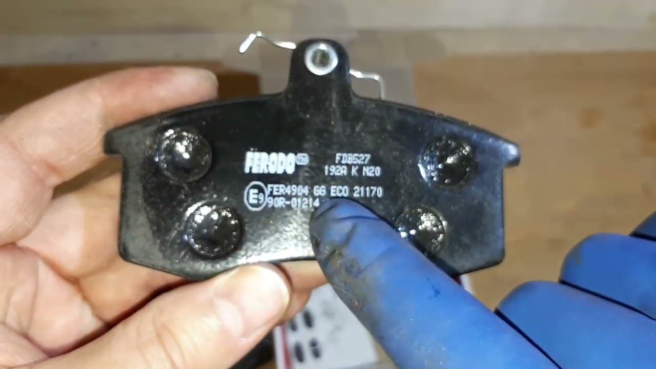 LADA обзор оригинальных передних тормозных колодок и дисков Ferodo смотреть онлайн