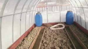 Уборка снега вокруг теплиц Февраль 2019 года