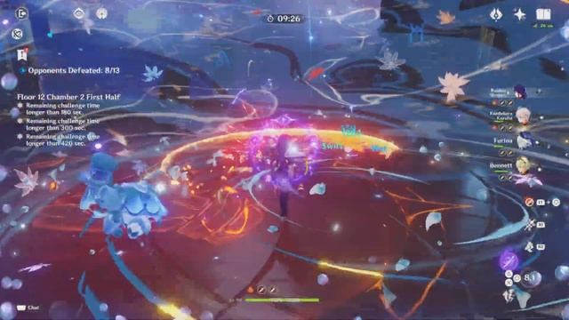 C0 R1 Raiden Shogun - Spiral Abyss 4.5 Chamber 12-1 смотреть онлайн