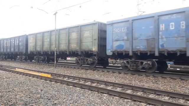 2ЭС6-213 Синара С Грузовым На Новокузнецк-Сортировочный смотреть онлайн