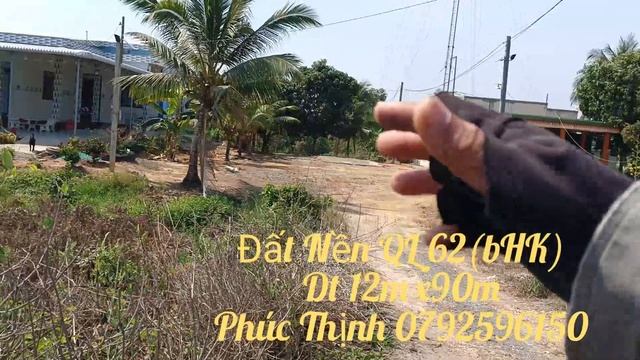 Đất Nền QL 62,BHK) tdt 12m x90m, Giá bán 2 tỷ 100tr hết đất, xã Tân lập huyện mộc Hóa LA смотреть онлайн