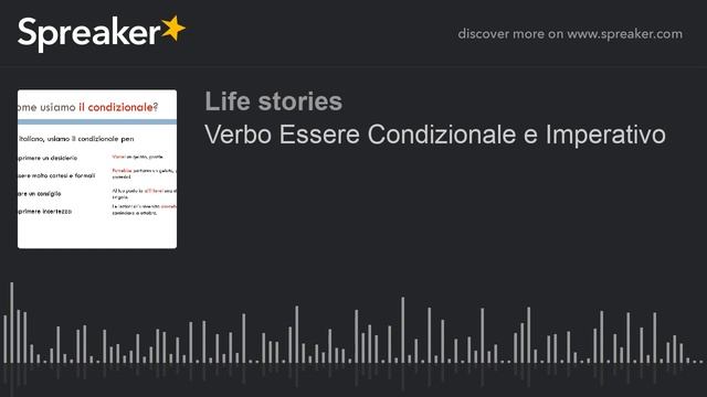 Verbo Essere Condizionale e Imperativo смотреть онлайн