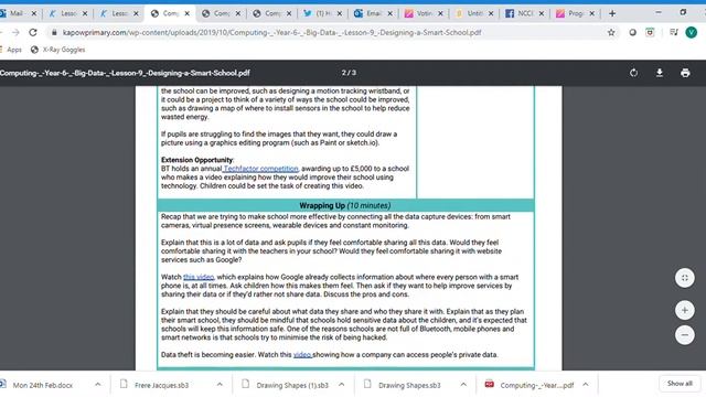 Lesson 9 Designing a Smart School Free lesson Kapow Primary Google Chrome 2020 02 24 14 47 57 смотреть онлайн