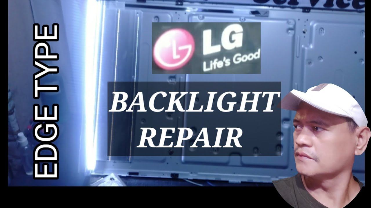 LG led tv - Edge type Backlight repair смотреть онлайн