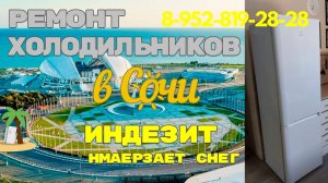 Ремонт холодильника Индезит намерзает снег на задней стенке