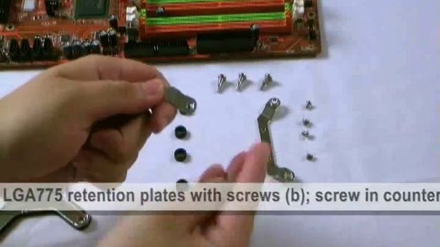 Cooler Master V8 Installation On An Intel Board.