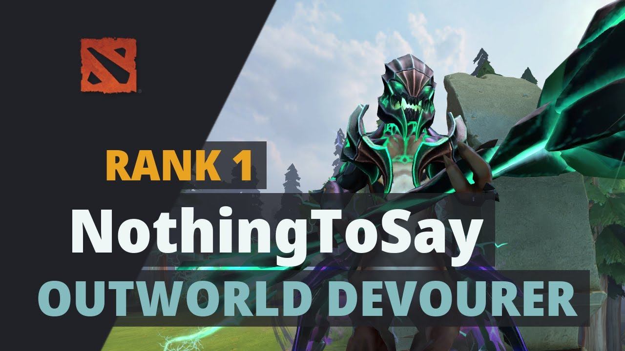 NothingToSay (Rank 1) plays Outworld Devourer Dota 2 Full Game смотреть онлайн