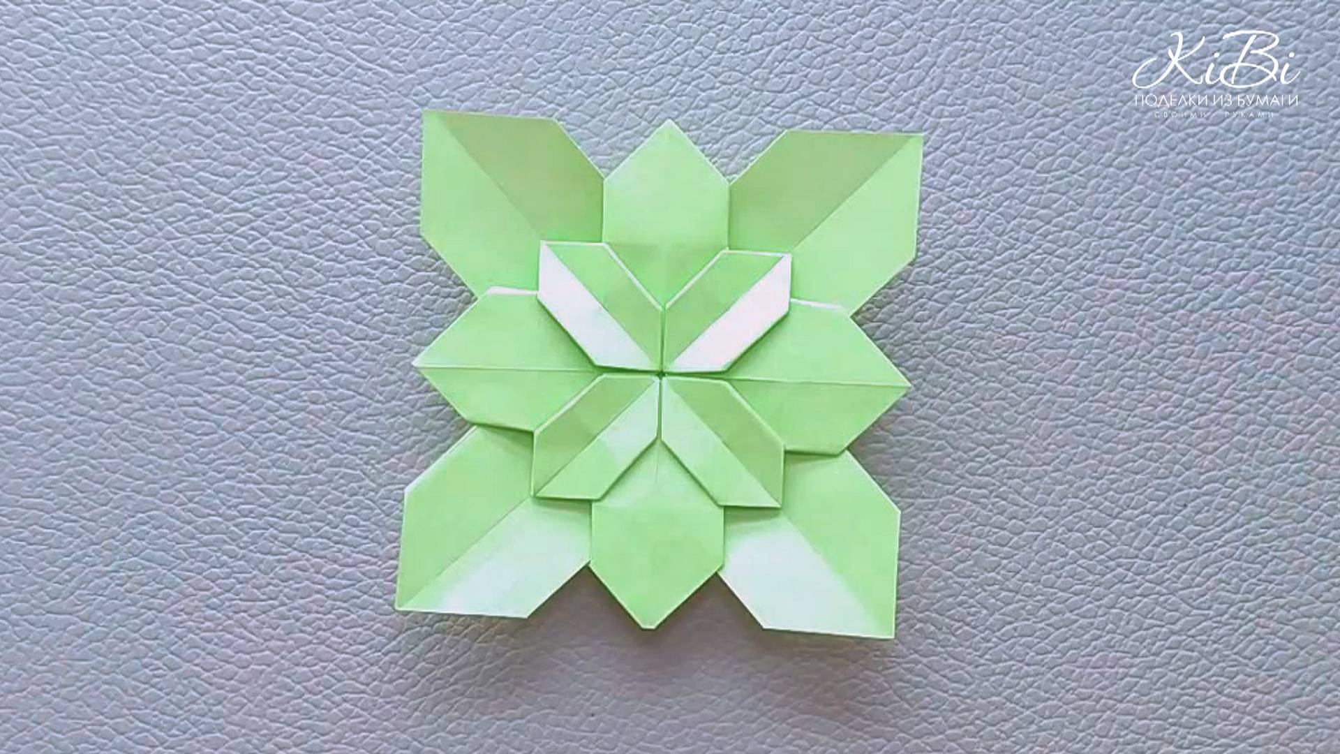 Декоративная Гортензия из бумаги| Оригами Поделки своими руками | DIY смотреть онлайн
