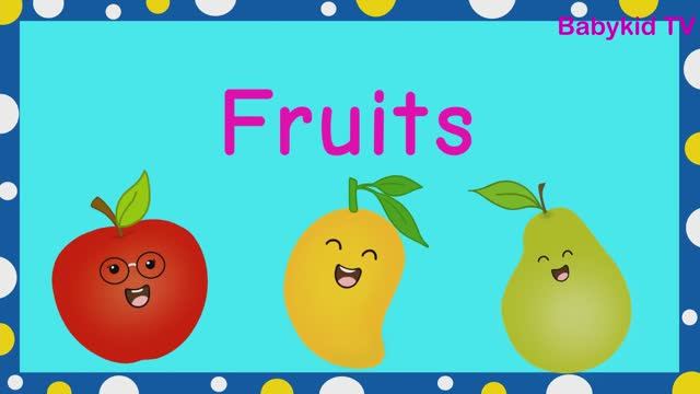 Fruit Vocabulary / Fruit Flashcards