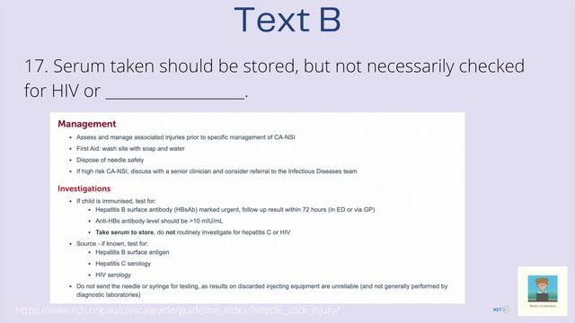 OET Reading Part A Short Answer Questions смотреть онлайн