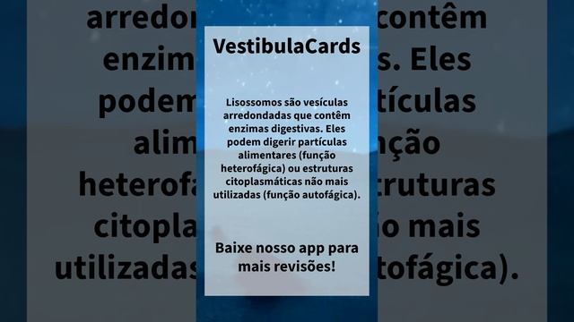 Conhecia a função dos lisossomos? смотреть онлайн