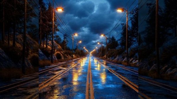 MedvedStar - Night road