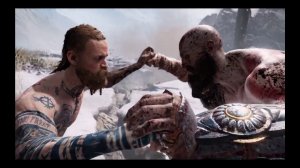 God of War 4. Кратос против Чужака. RUS