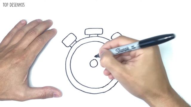 Como Desenhar Um Relógio | Desenho De Relógio