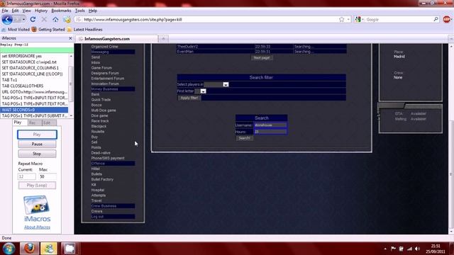 Infamousgangsters search script смотреть онлайн