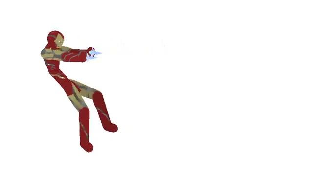 Iron Man test animation | Sticknodes Pro смотреть онлайн