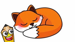 КАК НАРИСОВАТЬ СПЯЩУЮ ЛИСУ 💤