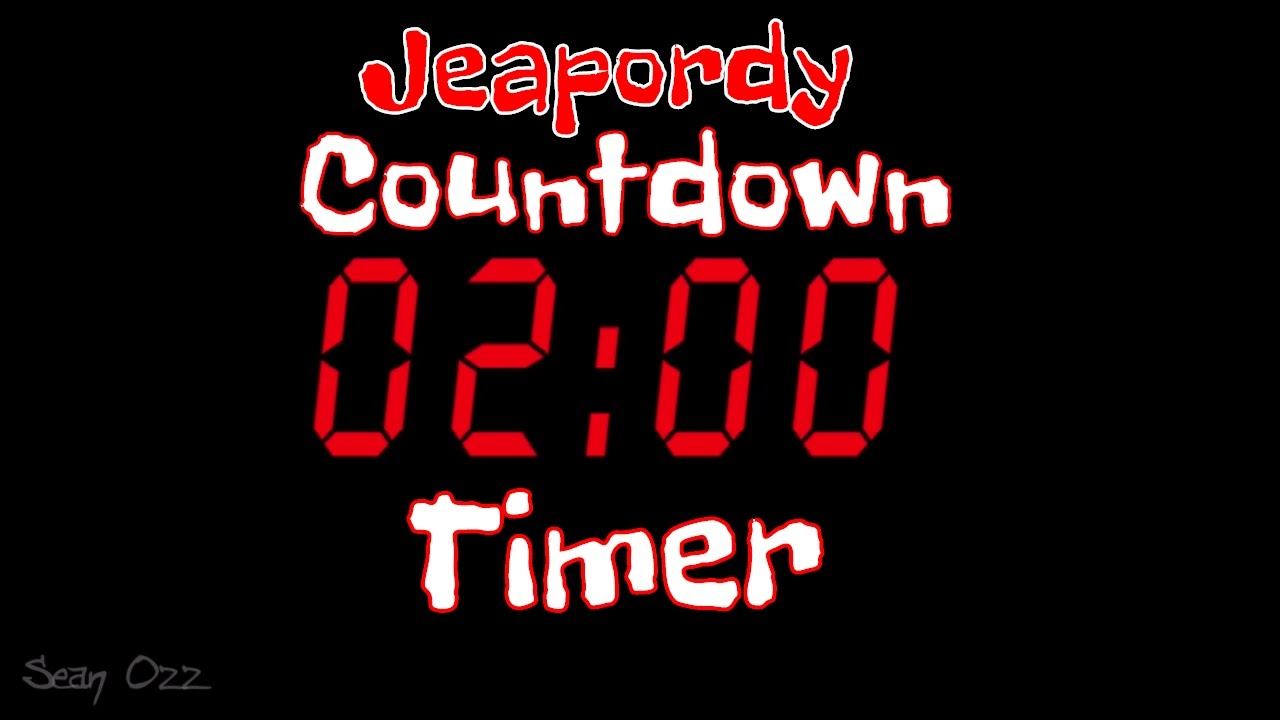 Jeopardy Music - Two Minute Timer Countdown смотреть онлайн