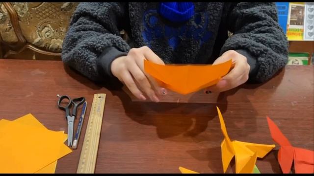 Мастер-класс Бабочка - оригами Новокрасивский СК проводит Наумкина Катя смотреть онлайн