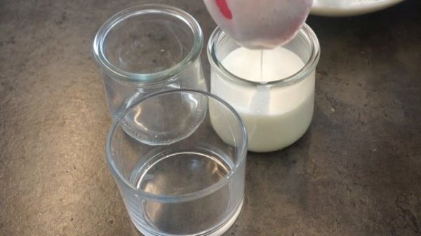 Двуслойное желе с киви