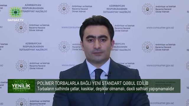 POLİMER TORBALARLA BAĞLI YENİ STANDART QƏBUL EDİLİB смотреть онлайн
