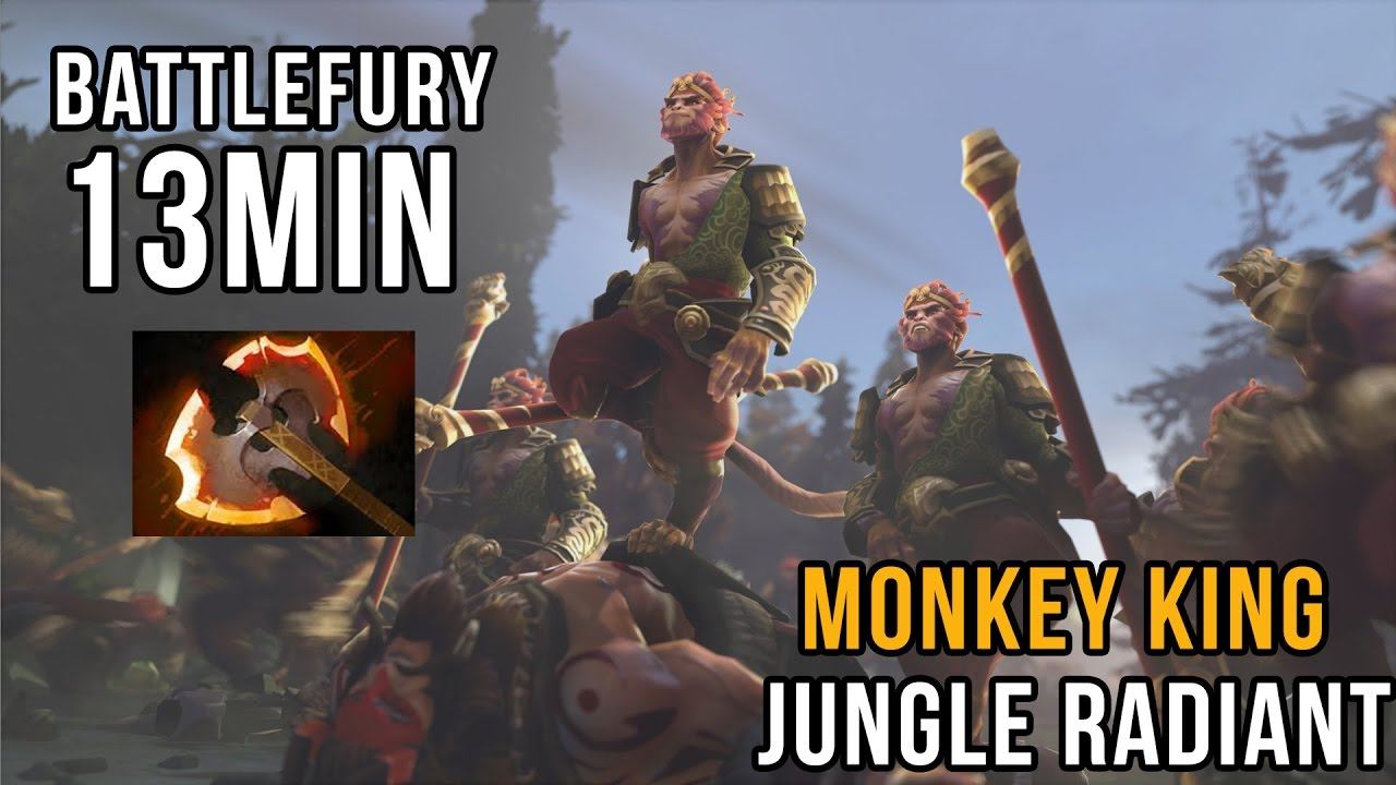 13 MIN BattleFury - Monkey King Jungle - Dota 2 | Part Radiant смотреть онлайн