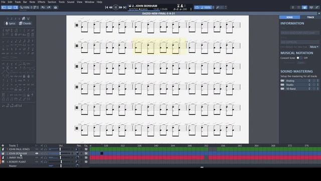 Dazed and Confused (live) guitar tab / transcription смотреть онлайн