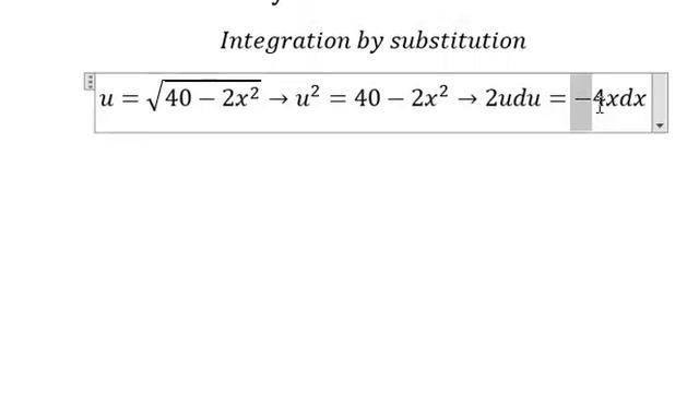 Calculus Help: Integral ∫ 8x √(40-2x^2 ) dx - Integration by substitution - Techniques смотреть онлайн
