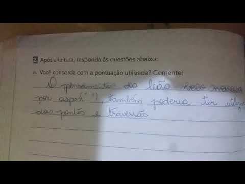 Ler e escrever -Atividade 4- Discutindo sobre o uso da pontuação - 4 ° Ano смотреть онлайн