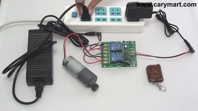 Mixed Modes High Power RF Remote Control Activates DC Motor to Rotate смотреть онлайн