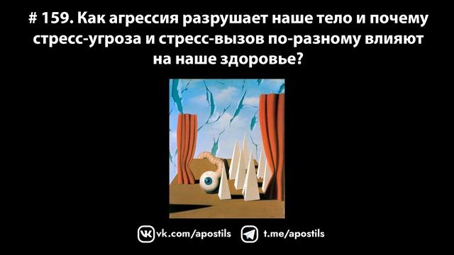 # 159. Как агрессия разрушает наше тело и как стресс-угроза и стресс-вызов влияют на наше здоровье? смотреть онлайн
