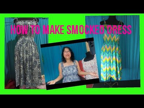 HOW TO MAKE A SIMPLE SMOCKED DRESS/ABETH PILAPIL VLOGS #smockeddress смотреть онлайн